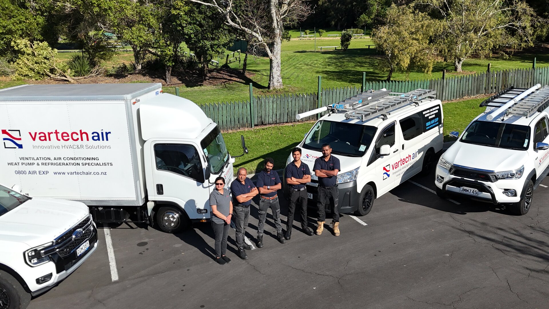 Professional HVAC installation showcase
